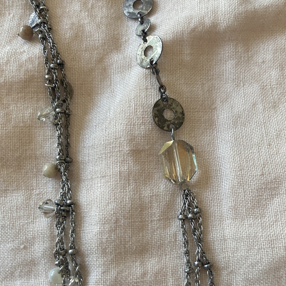 Liz Palacios SF jewelry silver tone necklace